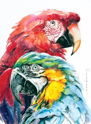 SOO BENG LIM:Parrot Splendour,2021
