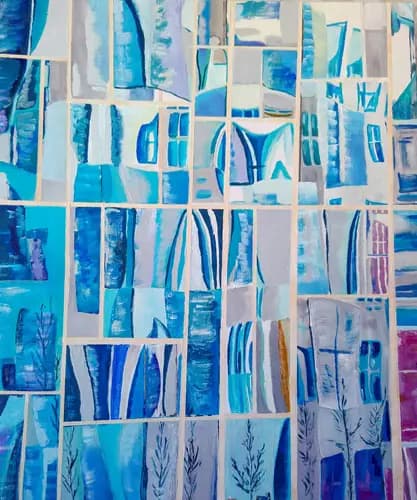 LARISA SIVERINA:Blue windows,2016