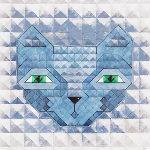 SARCASTIC CAT:Geometric Cat,2015