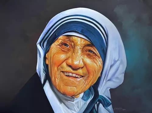 ARTIST RAJASEKHARAN:MOTHER TERESA,2022