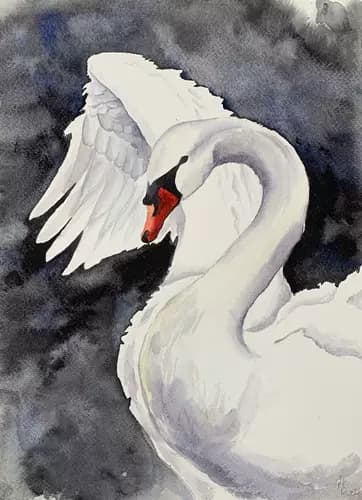 DARIA KAMISHANOVA:Swan (2),2020