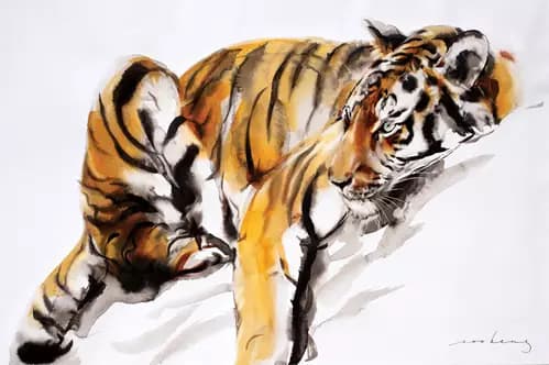 SOO BENG LIM:A Tiger's Rest,2021