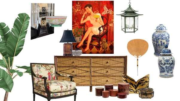 Elegant. Eclectic. Exotic. Colonial Style is back in fashion