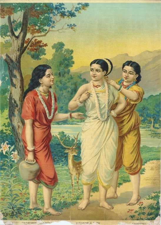 Raja Ravi Varma and Shakuntala