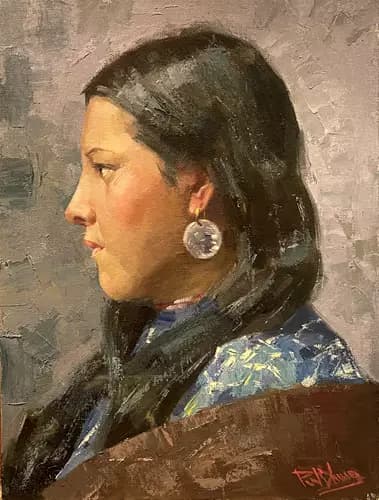 PAUL CHENG:Native American Indian Woman,2015