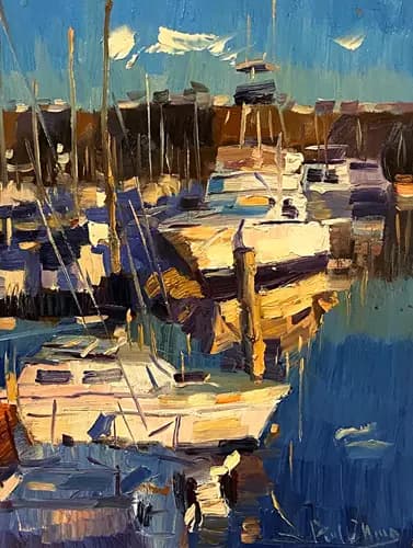 PAUL CHENG:Boat Port Sunset,2015