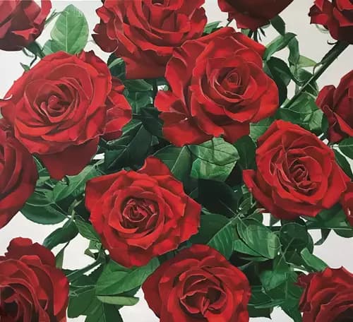 AGNES LEFEVRE:The red roses,2019