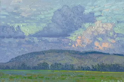 KOZHINART:Clouds over the hill,2021