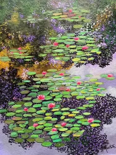 AMITA DAND:Monet's Garden ,2021