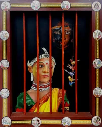 SUBHENDU MISHRA:Life in the Golden Cage - III,2020