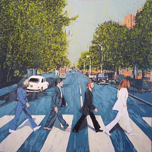 GIUSEPPE VALIA:The Beatles (Abbey Road),2021