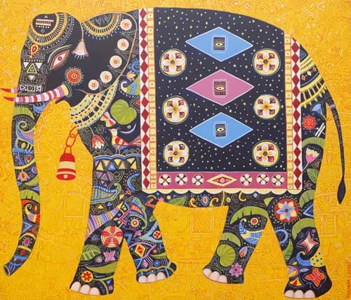 BHASKAR LAHIRI:Royal Elephant,2021