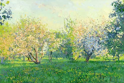 KOZHINART:Quiet evening. Apple trees in bloom. Kolomenskoe,2013