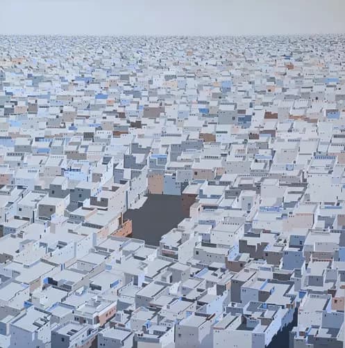 MADAN PAWAR:The Blue Cube: Unraveling a City 18,2019