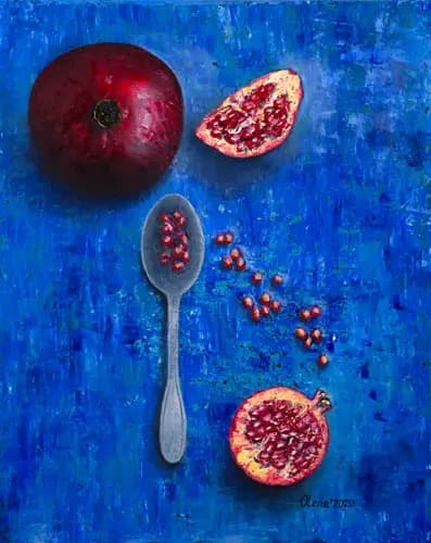OLENA KHARCHYSHYNA:Pomegranates #2,2020
