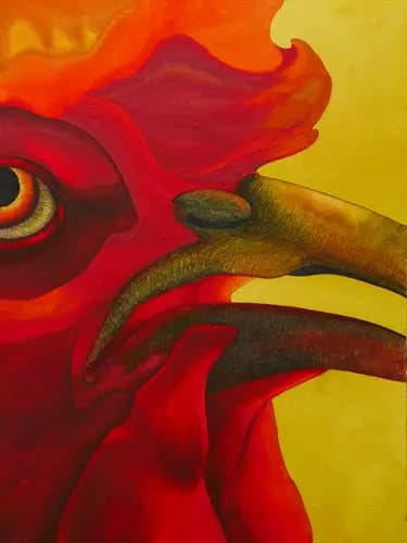 KARINA DANYLCHUK:Rooster in the fire. Part 1,2022