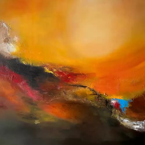 AARTI BARTAKE:Abstract Landscape 4 ,2020