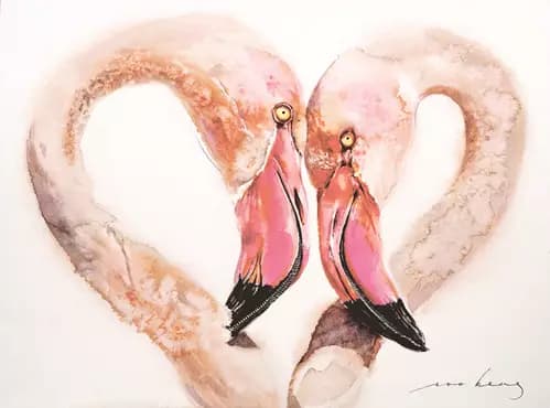 SOO BENG LIM:Flamingo Love,2020