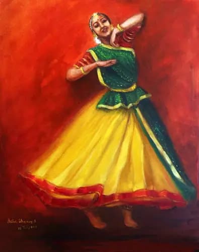 ASHA SUDHAKER SHENOY:Radha's joyful dance- Kathak dancer,2013