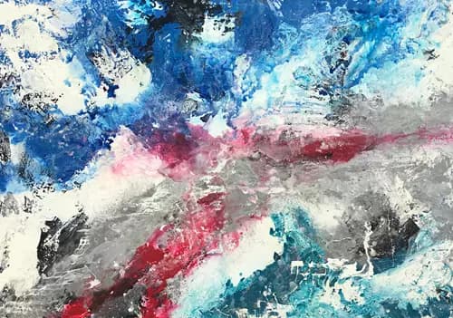 LYNNE GODINA-ORME | LYNNEGOART | ABSTRACT ARTIST:Time To Breath,2018